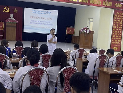 Quận Đồ Sơn: tổ chức tuyên truyền phòng, chống đuối nước cho thanh thiếu nhi dịp hè 2024