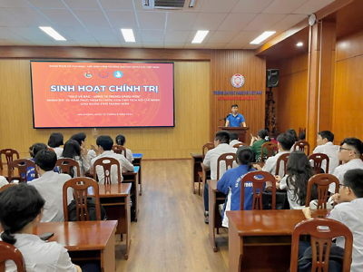 ĐOÀN TRƯỜNG ĐẠI HỌC HÀNG HẢI VIỆT NAM TỔ CHỨC ĐỢT SINH HOẠT CHÍNH TRỊ 