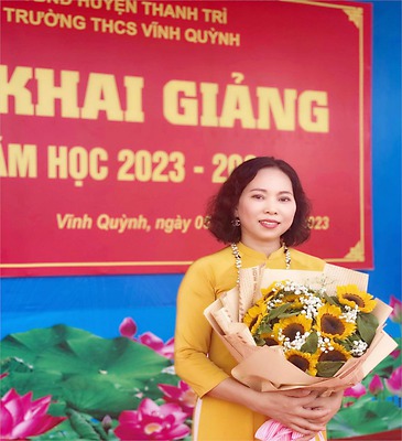 CÔ GIÁO NGUYỄN THỊ NGỌC LAN - TỔ TRƯỞNG TỔ NĂNG KHIẾU ( CUỘC THI VIẾT VỀ TẤM GƯƠNG ĐIỂN HÌNH TIÊN TIẾN, NGƯỜI TỐT VIỆC TỐT NĂM 2024)