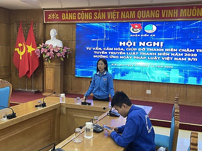 Hội nghị tư vấn, cảm hoá, giúp đỡ thanh niên chậm tiến và tuyên truyền Luật Thanh niên 2020; hưởng ứng Ngày pháp luật Việt Nam 9/11