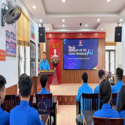 ĐƯỜNG AN: TRIỂN KHAI MÔ HÌNH “BẠN VÀ TÔI CÙNG TRANG BỊ AI”