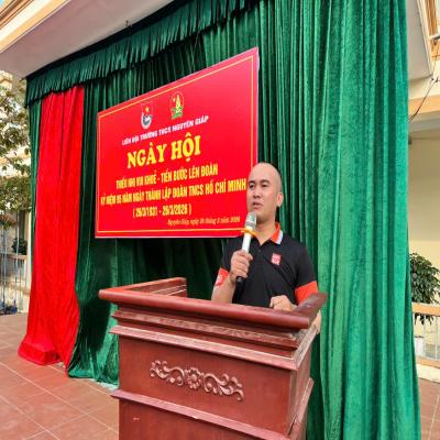 Nguyên Giáp: Trường THCS Nguyên Giáp tổ chức Ngày hội Thiếu nhi vui khỏe - Tiến bước lên Đoàn
