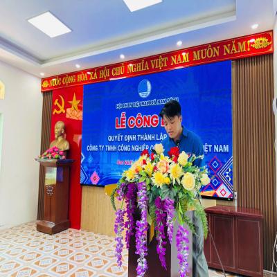 HỘI LHTN VIỆT NAM XÃ NAM SÁCH CÔNG BỐ QUYẾT ĐỊNH THÀNH LẬP CHI HỘI CÔNG TY TNHH CÔNG NGHIỆP ORIENTAL SPORT VIỆT NAM