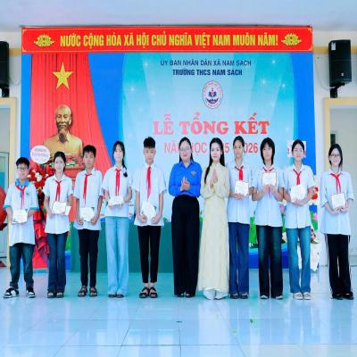 Đoàn xã Nam Sách đồng hành cùng thiếu nhi, học sinh trước thềm các kỳ thi quan trọng