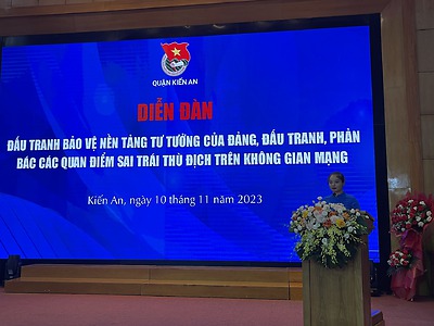 Quận Kiến An: Tổ chức Diễn đàn 