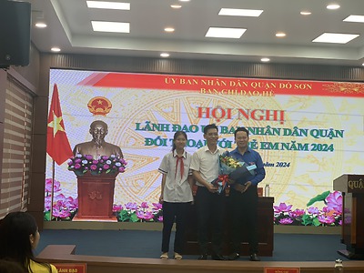 Ban Chỉ đạo Hè quận Đồ Sơn tổ chức Hội nghị đối thoại với trẻ em năm 2024