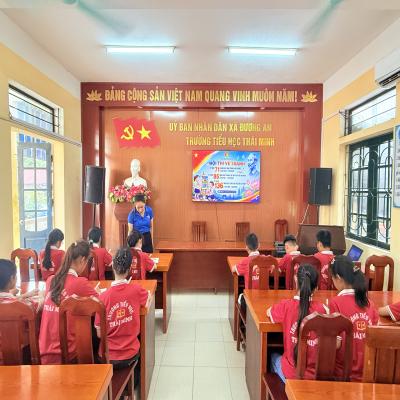 ĐƯỜNG AN: TỔ CHỨC HỘI THI VẼ TRANH CHÀO MỪNG KỶ NIỆM 71 NĂM NGÀY GIẢI PHÓNG HẢI PHÒNG (13/5/1955 - 13/5/2026), 85 NĂM NGÀY THÀNH LẬP ĐỘI TNTP HỒ CHÍ MINH (15/5/1941 - 15/5/2026) VÀ 136 NĂM NGÀY SINH CHỦ TỊCH HỒ CHÍ MINH (19/5/1890 - 19/5/2026)
