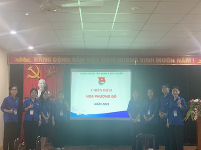 Đoàn Trung tâm GDNN-GDTX quận Đồ Sơn thành lập Đội hình Hoa phượng đỏ năm 2024