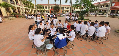 Huyện đoàn Kiến Thuỵ: Sinh hoạt theo chủ đề “Xây dựng tình bạn đẹp – Nói không với bạo lực học đường”