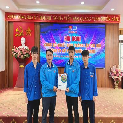 ĐƯỜNG AN: THÀNH LẬP CHI HỘI CÔNG TY CỔ PHẦN QUỐC TẾ DAKO