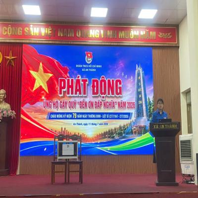 AN THÀNH: PHÁT ĐỘNG ỦNG HỘ QUỸ 
