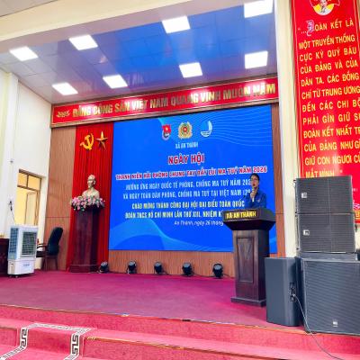 ĐOÀN XÃ AN THÀNH PHỐI HỢP TỔ CHỨC NGÀY HỘI 