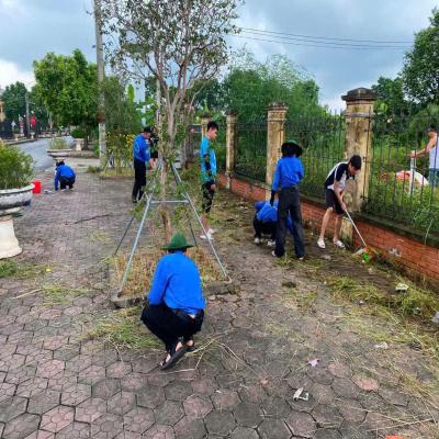 TUỔI TRẺ XÃ NGUYỄN LƯƠNG BẰNG CHUNG TAY XÂY DỰNG NÔNG THÔN MỚI