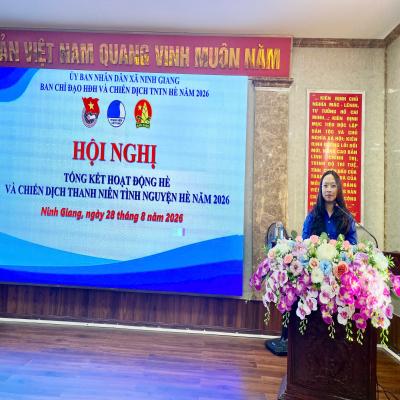 Xã Ninh Giang: Tổng kết hoạt động hè và chiến dịch thanh niên tình nguyện năm 2026 với nhiều dấu ấn nổi bật