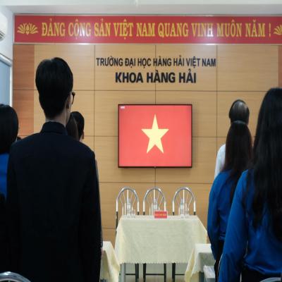 HỘI NGHỊ ĐẠI BIỂU ĐOÀN TNCS HỒ CHÍ MINH KHOA HÀNG HẢI GIAI ĐOẠN 2025 - 2027