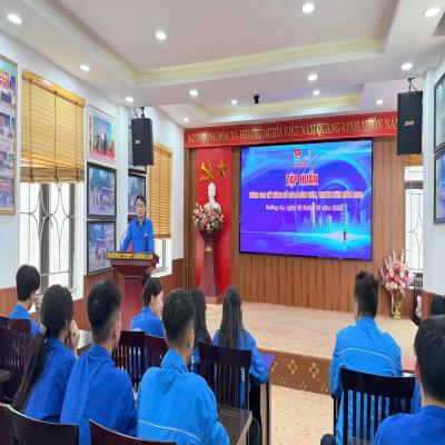 ĐƯỜNG AN: TỔ CHỨC TẬP HUẤN NÂNG CAO NĂNG LỰC SỐ CHO ĐOÀN VIÊN, THANH NIÊN NĂM 2026