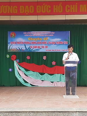 Hội đồng Đội huyện Thủy Nguyên chỉ đạo Liên đội THCS Tam Hưng thực hiện Chuyên đề: 