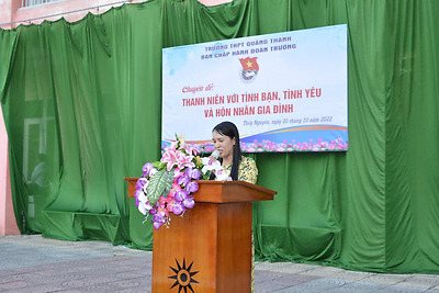 THPT Quảng Thanh - Xây dựng tình bạn đẹp - nói không với bạo lực học đường