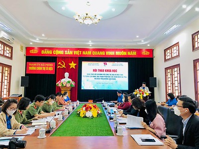 Hội thảo Đoàn Thanh niên Cộng sản Hồ Chí Minh với công tác bảo vệ nền tảng tư tưởng của Đảng, đấu tranh phản bác các quan điểm sai trái, thù địch trên không gian mạng