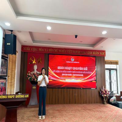 ĐƯỜNG AN: ĐOÀN TRƯỜNG THPT ĐƯỜNG AN TỔ CHỨC BUỔI SINH HOẠT CHUYÊN ĐỀ KỶ NIỆM 71 NĂM NGÀY GIẢI PHÓNG HẢI PHÒNG (13/5/1955 – 13/5/2026).