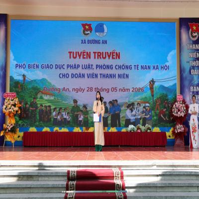 ĐƯỜNG AN: TỔ CHỨC TUYÊN TRUYỀN PHỔ BIẾN GIÁO DỤC PHÁP LUẬT, PHÒNG CHỐNG TỆ NẠN XÃ HỘI CHO ĐOÀN VIÊN, THANH NIÊN