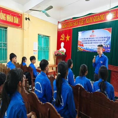 ĐƯỜNG AN: TỔ CHỨC HỘI NGHỊ NGHIÊN CỨU, HỌC TẬP, QUÁN TRIỆT, TUYÊN TRUYỀN NGHỊ QUYẾT ĐẠI HỘI ĐẢNG VÀ NGHỊ QUYẾT ĐẠI HỘI ĐOÀN CÁC CẤP NHIỆM KỲ 2025 - 2030