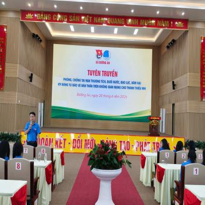 ĐƯỜNG AN: TỔ CHỨC TUYÊN TRUYỀN PHÒNG, CHỐNG TAI NẠN THƯƠNG TÍCH, ĐUỐI NƯỚC, BẠO LỰC, XÂM HẠI VÀ KỸ NĂNG BẢO VỆ BẢN THÂN TRÊN KHÔNG GIAN MẠNG CHO THANH THIẾU NHI