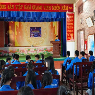 ĐƯỜNG AN: ĐOÀN TRƯỜNG THPT ĐƯỜNG AN TRIỂN KHAI DỰ ÁN CHUYỂN ĐỔI SỐ CỘNG ĐỒNG NĂM 2026