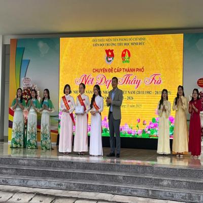 Đoàn thanh niên - Hội đồng Đội phường Nam Đồ Sơn chỉ đạo Liên đội Tiểu học Minh Đức tổ chức thành công chuyên đề Đội cấp thành phố “Nét đẹp thầy trò”.