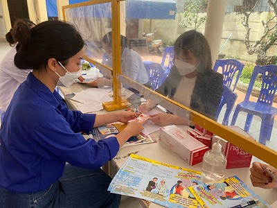 Quận đoàn - Hội LHTN Việt Nam quận Hải An tổ chức ngày hội Thầy thuốc trẻ làm theo lời Bác, tình nguyện vì sức khoẻ cộng đồng năm 2022