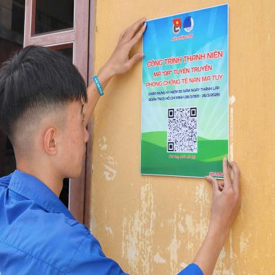 ĐƯỜNG AN: RA MẮT CÔNG TRÌNH THANH NIÊN MÃ “QR” TUYÊN TRUYỀN PHÒNG CHỐNG TỆ NẠN MA TUÝ”