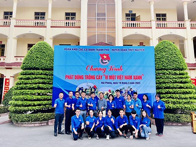 Huyện Thủy Nguyên - Hưởng ứng triển khai Chương trình “Vì một Việt Nam xanh”