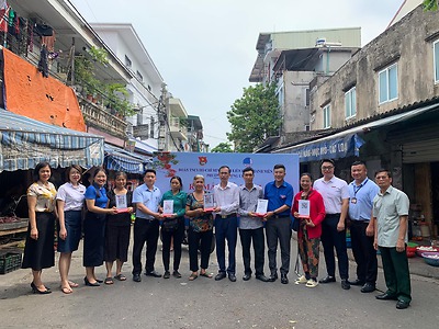 Thanh niên Hồng Bàng ra mắt công trình thanh niên “Tuyến đường 4.0” trên địa bàn phường Thượng Lý