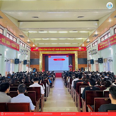 Đoàn trường ĐHHP tổ chức học tập chuyên đề Hồ Chí Minh năm 2023