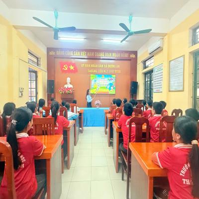 ĐƯỜNG AN: TỔ CHỨC TRIỂN KHAI CHƯƠNG TRÌNH “THIẾU NHI VIỆT NAM - HỌC TẬP TỐT, RÈN LUYỆN CHĂM” VÀ HƯỚNG DẪN CÀI ĐẶT ỨNG DỤNG LÀM VIỆC TỐT NĂM HỌC 2025 - 2026 