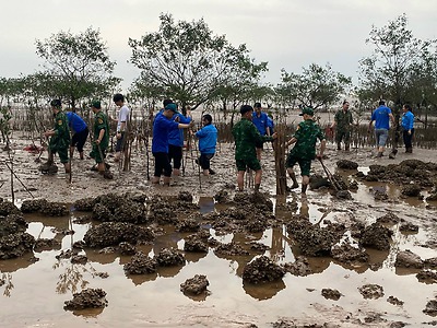  Quận đoàn  - Hội LHTN Việt Nam quận khai thành công chương trình “Vì một Việt Nam Xanh” năm 2024