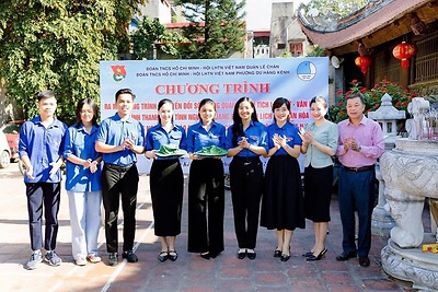 Quận Đoàn Lê Chân đăng cai Ngày hội thanh niên chào mừng thành công Đại hội Hội LHTN Việt Nam cấp huyện và tiến tới Đại hội đại biểu Hội LHTN Việt Nam thành phố lần thứ XI, nhiệm kỳ 2024 - 2029