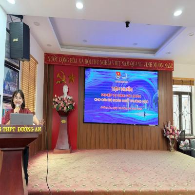ĐƯỜNG AN: TỔ CHỨC TẬP HUẤN NGHIỆP VỤ CÔNG TÁC ĐOÀN CHO CÁN BỘ ĐOÀN KHỐI TRƯỜNG HỌC