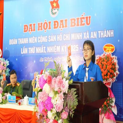 Đoàn xã An Thành tổ chức thành công Đại hội đại biểu lần thứ nhất, nhiệm kỳ 2025 - 2030