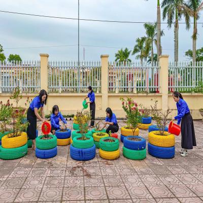 NGÀY CHỦ NHẬT XANH - TRỒNG 1000 CÂY XANH CỦA TUỔI TRẺ AN LÃO