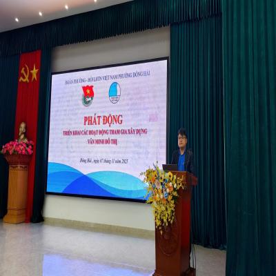 ĐOÀN PHƯỜNG ĐÔNG HẢI: RA QUÂN THAM GIA XÂY DỰNG VĂN MINH ĐÔ THỊ