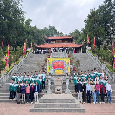 LIÊN ĐỘI THCS VŨ HỮU: TỔ CHỨC HÀNH TRÌNH ĐẾN VỚI ĐỊA CHỈ ĐỎ NĂM 2026