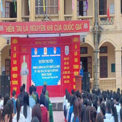KIM THÀNH TUYÊN TRUYỀN PHÒNG CHỐNG MA TÚY HỌC ĐƯỜNG