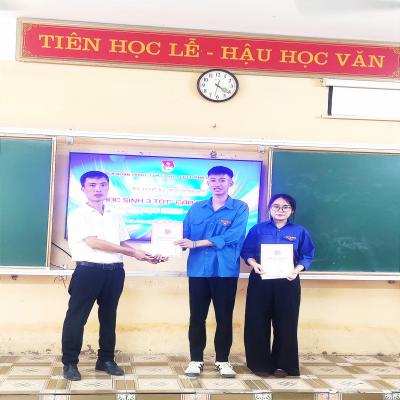 ĐƯỜNG AN: ĐOÀN TRUNG TÂM GDNN - GDTX BÌNH GIANG TỔ CHỨC CHƯƠNG TRÌNH TUYÊN DƯƠNG HỌC SINH 3 TỐT CẤP TRƯỜNG