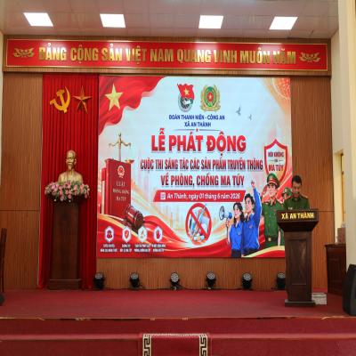 Đoàn xã An Thành phối hợp phát động Cuộc thi sáng tạo các sản phẩm truyền thông về phòng, chống ma túy năm 2026