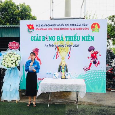 An Thành khai mạc Giải bóng đá thiếu niên hè năm 2026