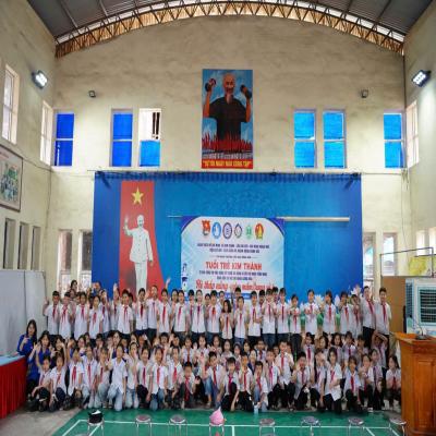 ĐOÀN THANH NIÊN XÃ KIM THÀNH RA MẮT MÔ HÌNH “CHI ĐOÀN XÃ HỘI CHỦ NGHĨA GẮN VỚI CON NGƯỜI XÃ HỘI CHỦ NGHĨA