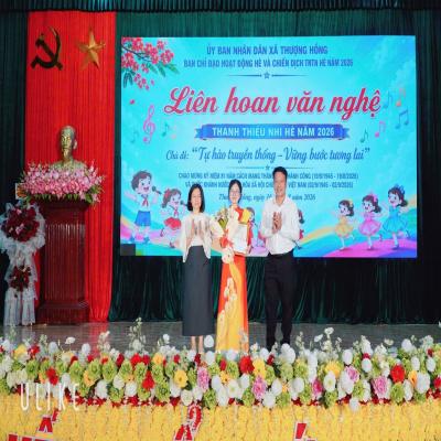 Liên hoan văn nghệ thanh thiếu nhi xã Thượng Hồng hè năm 2026