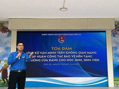 Quận Kiến An: Trung tâm GDNN-GDTX quận tổ chức tọa đàm 