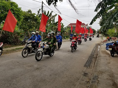 ĐVTN quận Đồ Sơn ra quân tuyên truyền ATGT năm 2021